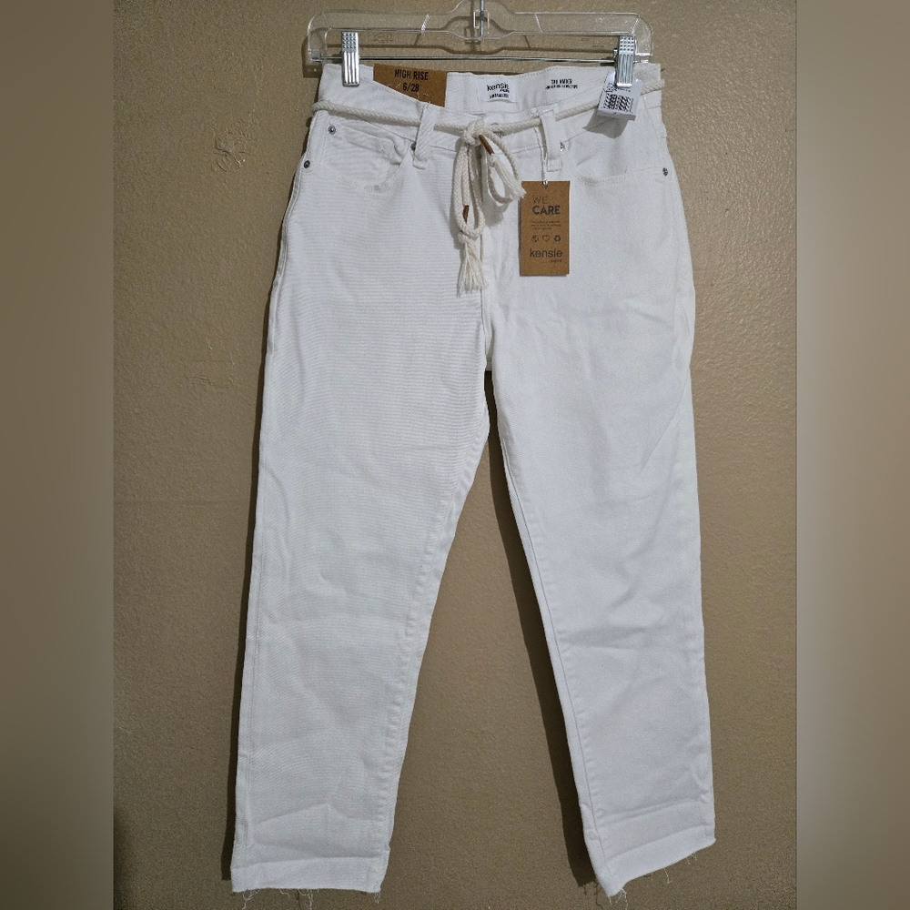 Kensie Crisp White Women's Jeans - Picture 2 of 9